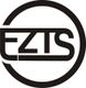 Schwarzes EZTS-Logo in einem Kreis auf weißem Hintergrund.