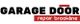 "Logo for 'Garage Door Repair Brookline' with bold black text and red accent."
