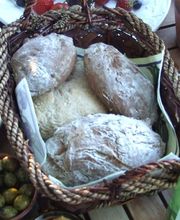 Selbstgebackenes Ciabatta