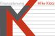 Graues und rotes Design mit Text: "Finanzplanung Mike Klotz".