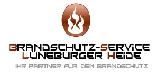 Logo von Brandschutz-Service Lüneburger Heide mit einem Flammensymbol.