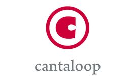 Rotes "c" in Kreis auf weißem Hintergrund, darunter der Schriftzug "cantaloop".