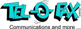 Logo mit Text "Tel-O-Fax Communications and more...".