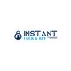 Logo of "Instant Lock & Key" with a padlock icon on the left.