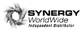 Logoschriftzug mit ineinander greifenden Händen, Text: "Synergy Worldwide Independent Distributor".