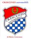 Stemma Crescenzo Automobili, scudo rosso e blu con scritta. Fondata nel 1972 da Mario Crescenzo.