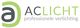 Logo van AC Licht met groene en zwarte tekst: "professionele verlichting".