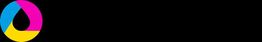 Logo met een kleurrijke cirkel in roze, blauw, en geel en zwart opschrift "All colors are beautiful".