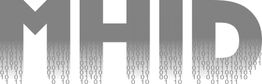 Grauer "MHID"-Text über binärem Code-Hintergrund, der von weiß nach grau verläuft.