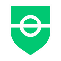 Grünes Wappenschild mit weißen Linien und Kreis in der Mitte.