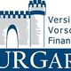 Logo mit Burg und Text: "Versichern Vorsorgen Finanzieren BURGARD".