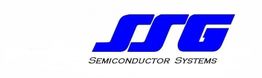Logo mit blauen Buchstaben "SSG" und darunter Text "Semiconductor Systems" auf weißem Hintergrund.