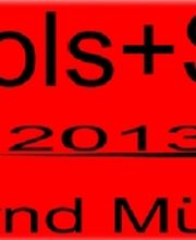 Rotes Logo mit "BM-Tools+Service", "2013" und dem Namen "Bernd Müller" mit Pfeil und Zielkreuz.