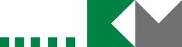 Grünes und graues geometrisches Logo mit rechteckigen und dreieckigen Formen.