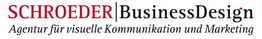 Schriftzug: "SCHROEDER BusinessDesign. Agentur für visuelle Kommunikation und Marketing".