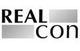 Logo mit Text "REAL con", daneben graue Rechtecke.
