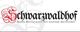 Logo des Schwarzwaldhofs: "Hotel Restaurant mit eigener Metzgerei" in stilisierter Schrift.