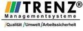 Logo der TRENZ Managementsysteme mit den Schlagwörtern: Qualität, Umwelt, Arbeitssicherheit.