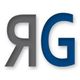 Logo mit den Großbuchstaben "RG", wobei "R" grau und "G" blau ist.
