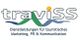 Logo von traviSS mit Text: Dienstleistungen für touristisches Marketing, PR & Kommunikation.