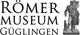 Römermuseum Güglingen Logo mit antiker Statue eines muskulösen Kriegers.