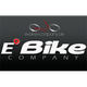 Logo mit Text "E-Bike Company" auf schwarzem Hintergrund. Adresse: e-bike-company.de.
