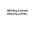 Text reading "ABC Rug & Carpet Cleaning La Plata" on a white background.