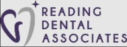 Logo of Reading Dental Associates with a stylized heart design.