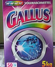 Waschpulver Gallus 5kg Vollwaschmittel