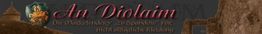 Bannergrafik mit mittelalterlichem Design und Text: "An Diolaim, Die Marktecke, Für mittelalterliche Realia".