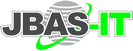Logo mit der Aufschrift „JBAS-IT“, grauer Hintergrund und grünen Akzenten.