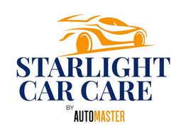 Stylized car logo with "Starlight Car Care by Automaster" in blue and orange text.