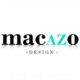 Logo reading "macAZO Design" with "AZO" in teal.