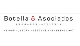 Texto de contacto de "Botella & Asociados", abogados en Elche.