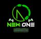 Gaming logo with a green headset, controllers, keyboard, and text: "NEW ONE" on a black background.