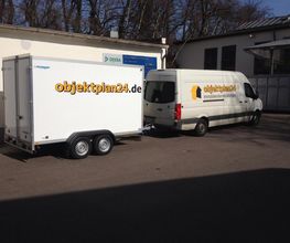Crafter mit Doppelachskofferanhänger