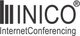 Logo mit Text: INICO Internet Conferencing.
