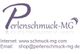 Logo von Perlenschmuck-MG mit Website-Link und E-Mail-Adresse für Kontaktaufnahme.