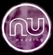 Purple circular logo with "nu wedding" text in the center.