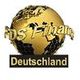 Goldene Weltkugel mit dem Text "FDS Finanz" oben und "Deutschland" unten.
