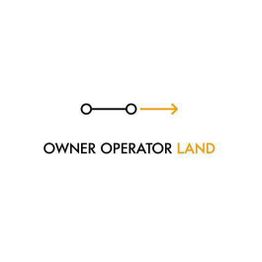 Logo with two circles, an arrow, and text: "Owner Operator Land."