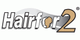 Logo mit Text "Hairfor2", darin eine stilisierte Kopf-Silhouette.