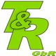 Grünes Logo mit überlappenden Buchstaben T & R und dem Schriftzug GbR, alles in Grün auf Weiß.