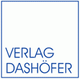 Logo mit blauem Rand und Schriftzug "Verlag Dashöfer" auf weißem Hintergrund.