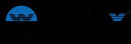 Logo mit blauem Kreis und stilisiertem "W", gefolgt von "quadax" in dunkler Schrift.