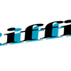 Logo met sierlijke blauwe tekst 'Riffi' en decoratieve elementen.