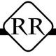 Logo mit zwei "R" in einem rautenförmigen Rahmen, horizontaler Balken dahinter.
