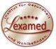 Logo Lexamed: Institut für Gesundheit und Wohlbefinden, mit fünf Sternen darüber in einem Kreis.