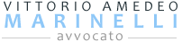 Logo dell'avvocato Vittorio Amedeo Marinelli con il nome evidenziato.
