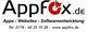 Appfox.de Logo: Apps, Websites, Softwareentwicklung. Tel: 0176-40251539, www.appfox.de.
